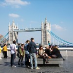 London Bridge Tourist