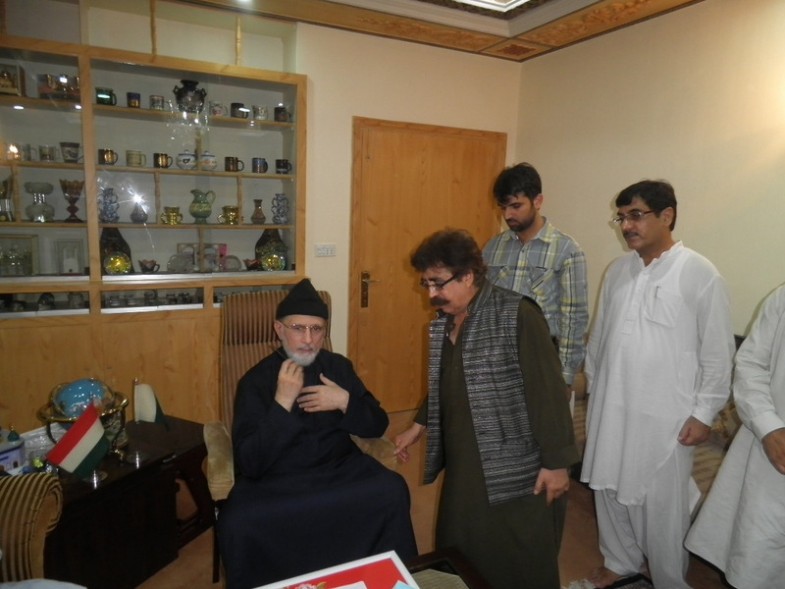 Mohammad Shakeel chughtai and Dr Tahir ul Qadri Meeting