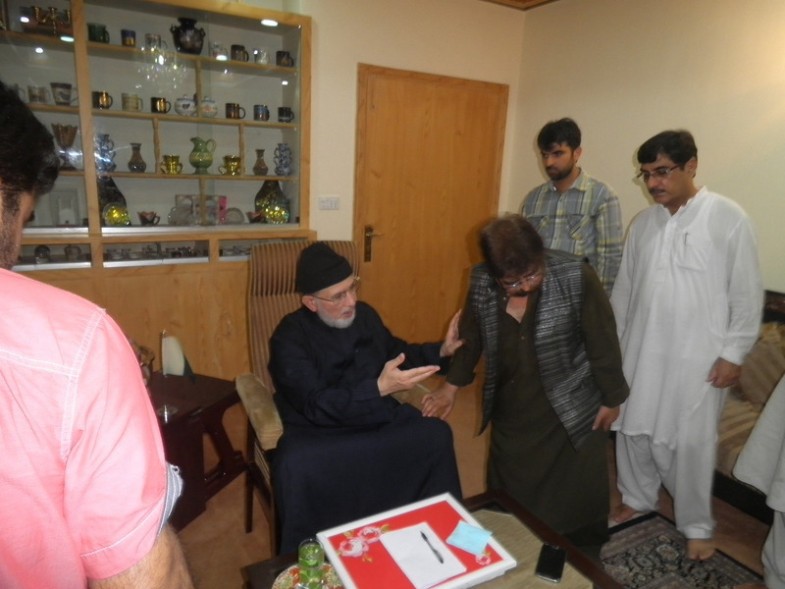 Mohammad Shakeel chughtai and Dr Tahir ul Qadri Meeting
