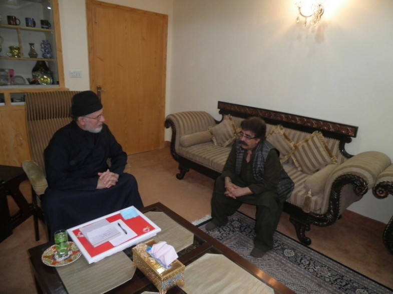 Mohammad Shakeel chughtai and Dr Tahir ul Qadri Meeting