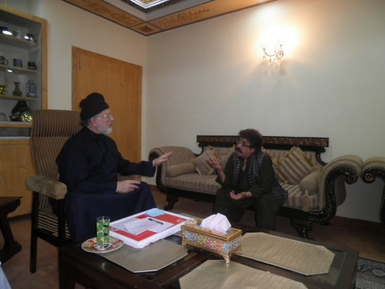 Mohammad Shakeel chughtai and Dr Tahir ul Qadri Meeting