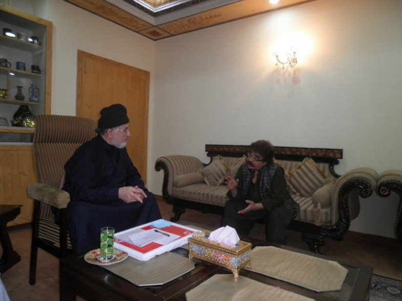 Mohammad Shakeel chughtai and Dr Tahir ul Qadri Meeting