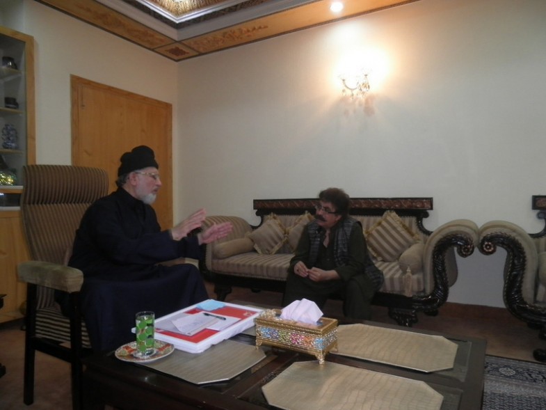 Mohammad Shakeel chughtai and Dr Tahir ul Qadri Meeting