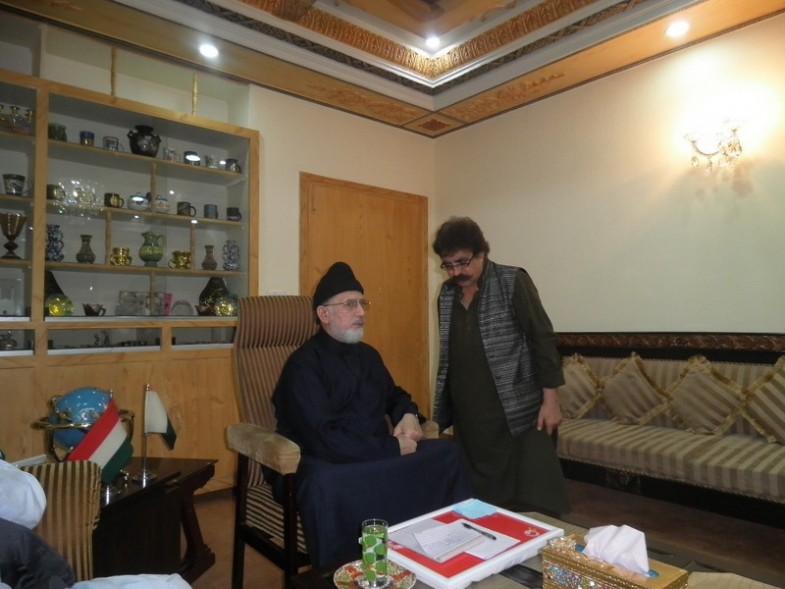 Mohammad Shakeel chughtai and Dr Tahir ul Qadri Meeting