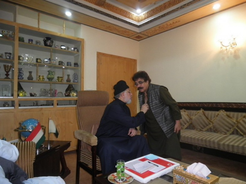 Mohammad Shakeel chughtai and Dr Tahir ul Qadri Meeting