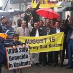Belgium Kashmiris India Against Protest