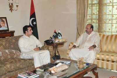 Bilawal Bhutto And  Agha Siraj Durrani