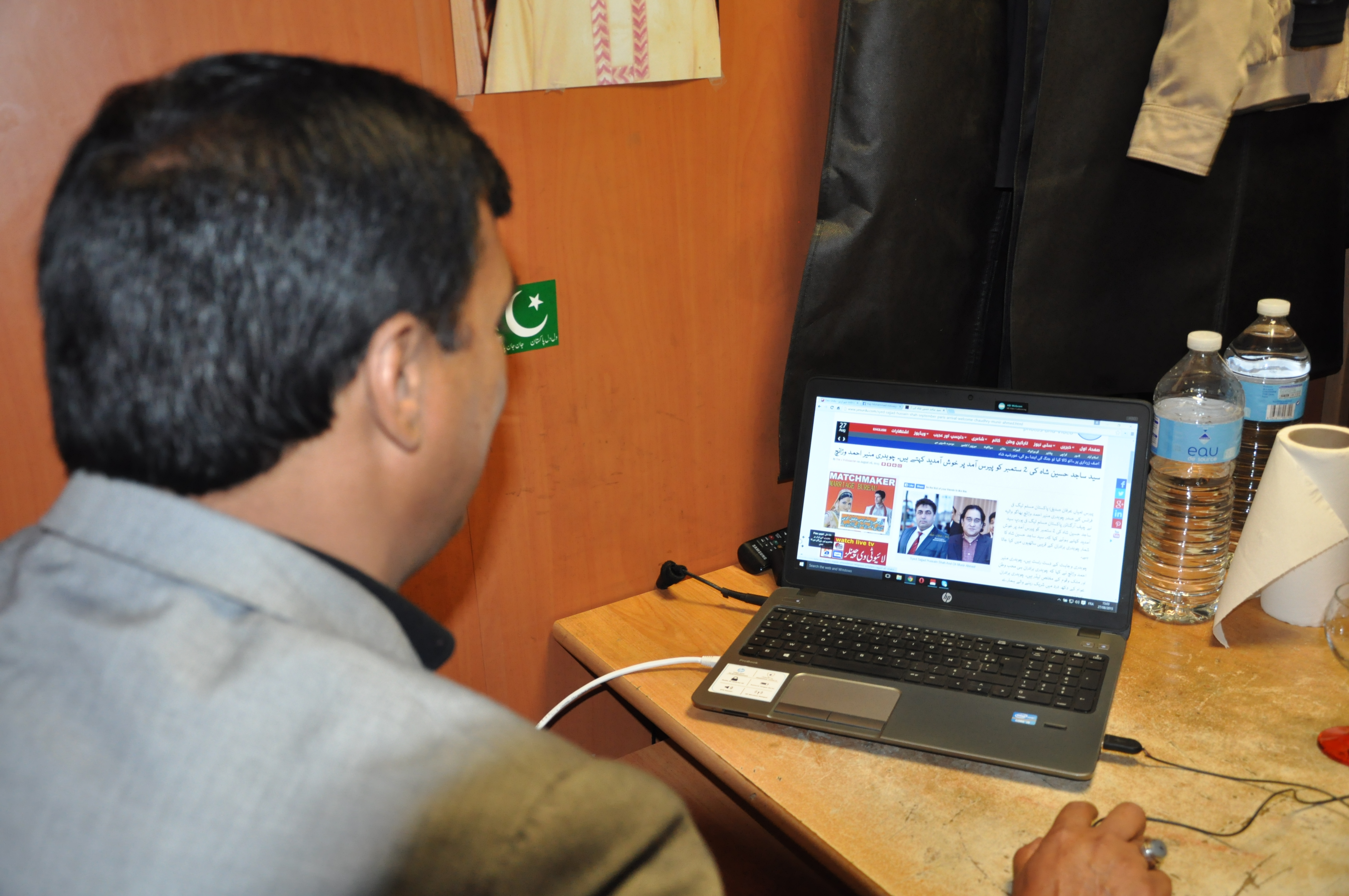 چوہدری اعجاز رنیاں کی قاری فاروق احمد فاروقی سے ملاقات 