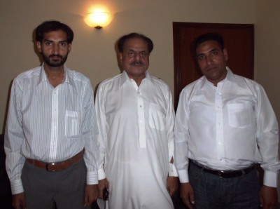 Hamid Gul and Irfan Tahir