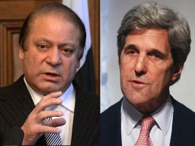 Nawaz Sharif And John Kerry