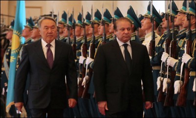Nawaz Sharif And Kazakhstan President