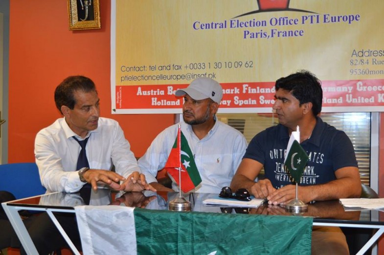 PTI Europe Central Election Office France Inauguration