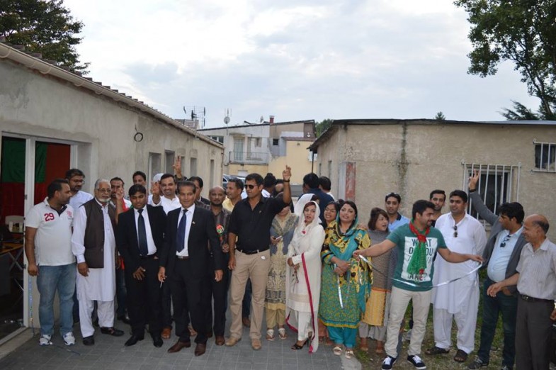 PTI Europe Central Election Office France Inauguration