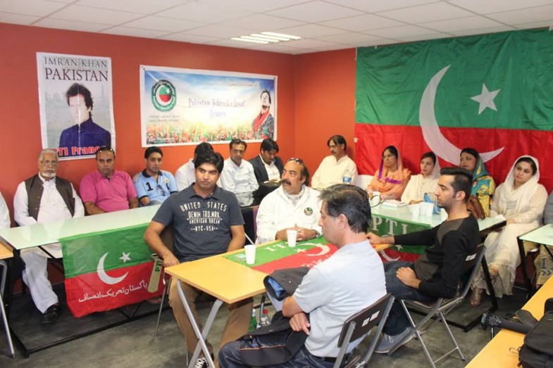 PTI Europe Central Election Office France Inauguration