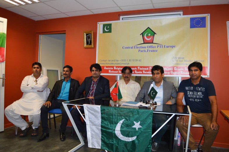 PTI Europe Central Election Office France Inauguration