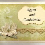 Regret and Condolences