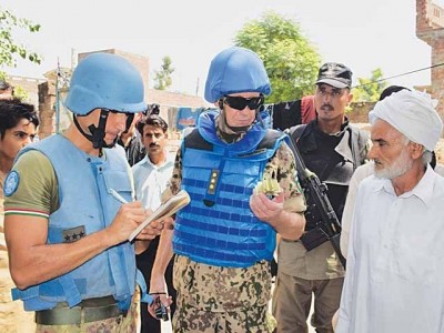 UN Eperts Visit Sialkot