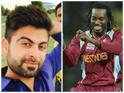 Ahmed Shehzad and Chris Gayle