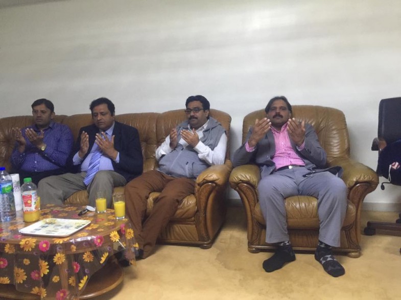 Condolences with Chohdary Afzal