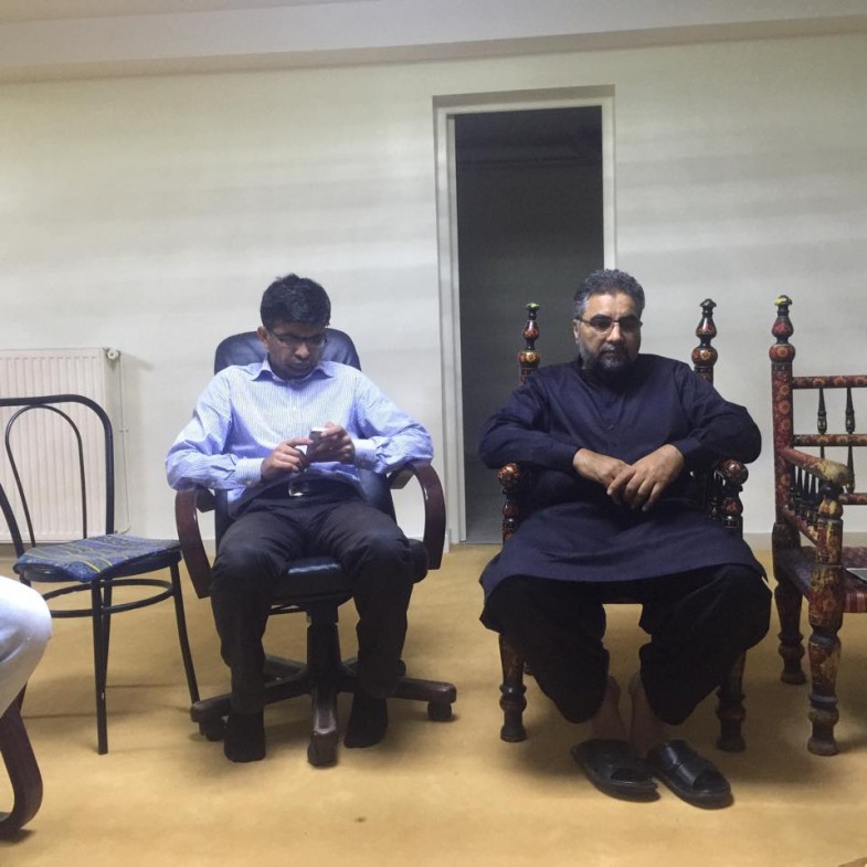 Condolences with Chohdary Afzal