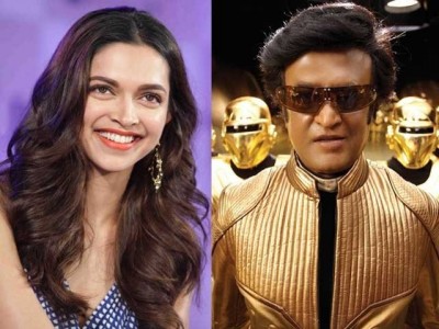 Deepika and Rajinikanth