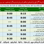 Eid ul Adha Namaz Timing