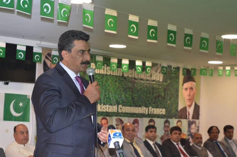 Paris Defense Day Pakistan Ceremony