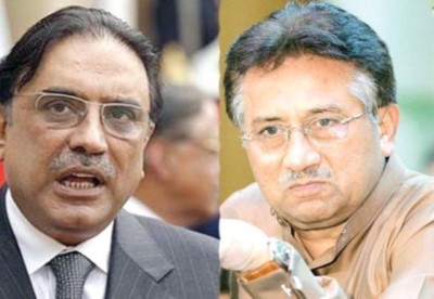 Zardari and Musharraf