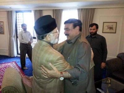 Sheikh Rashid and Tahirul Qadri