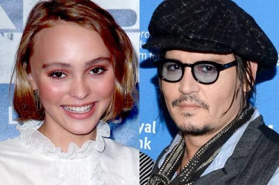 Johnny Depp with Daughter 