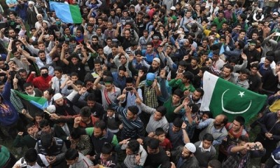 Pakistani Flags Waved Kashmiri