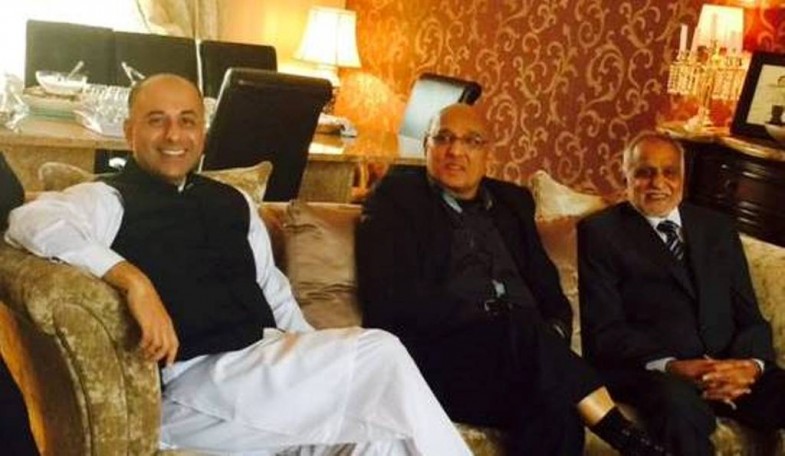 Sajjad with Amjad Islam Amjad