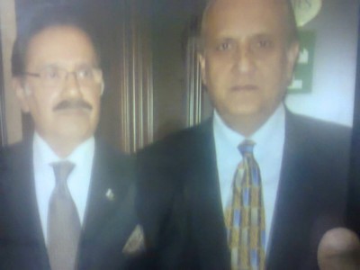 Zahid Khan With Late Makhdoom Amin Faheem