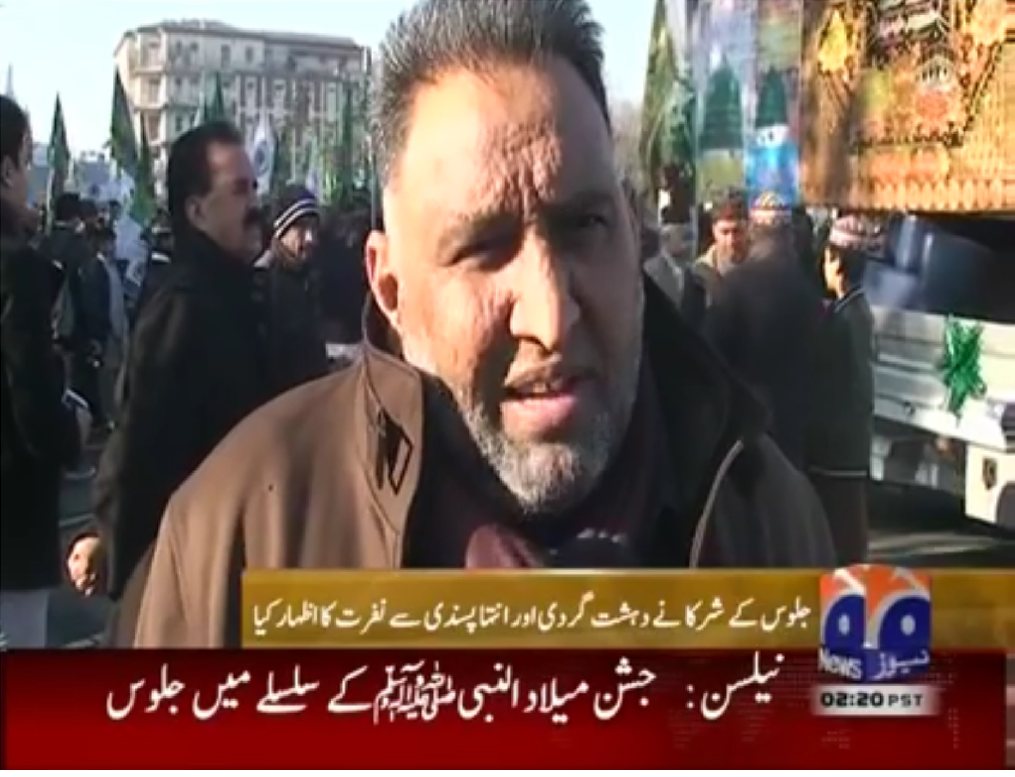 جشن عید میلاد النبی کا جلوس اٹلی کے شہر بریشیا میں منعقد ہوا۔