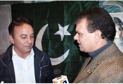 Khawaja Manzoor Ahmad with Akram Bajwa