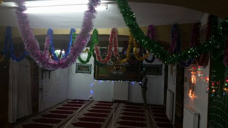 Mosque Albilal Vienna Eid Milad-un-Nabi Program Decorated