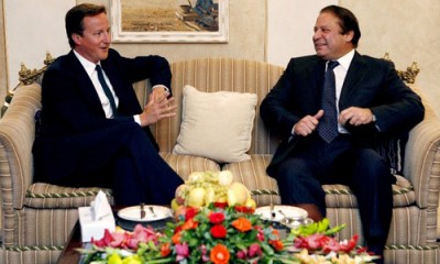 Nawaz Sharif and David Cameron