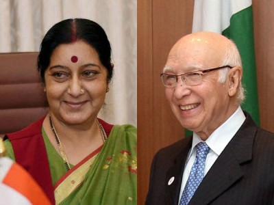 Sushma Swaraj  and Aartaz Aziz