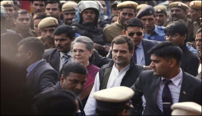Rahul Gandhi and Sonia Gandhi 
