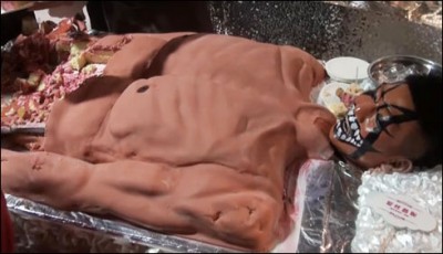 unique cake prepared based body