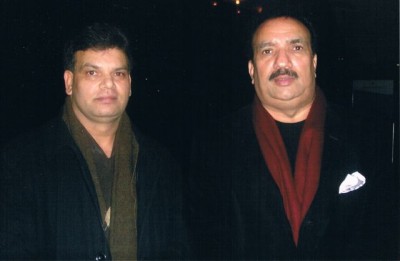 Akram Bajwa with Rehman Malik