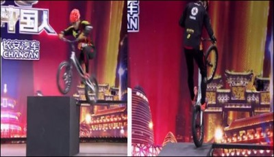 Bike stunt show not everyone's cup of tea