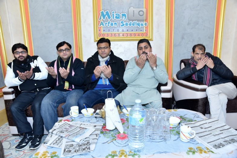 Condolence with Shahbaz Ali Kasana