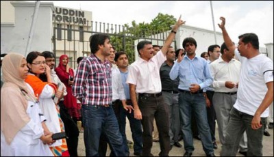 Young doctors strike continues