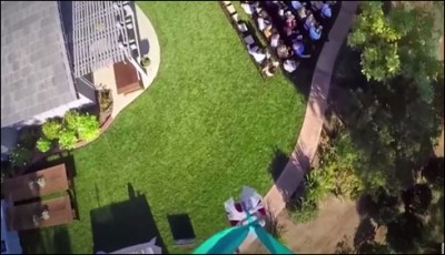 Unique use of the drone