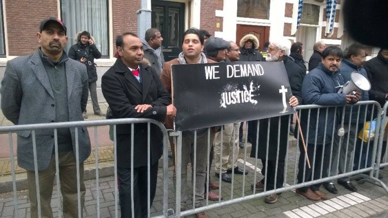Netherlands Belgium Pakistani Christians Inhuman Treatment Against Demonstrate