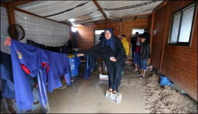Torrential rain in Palestine