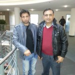 Raja Mujahaid Jarraal with Friend