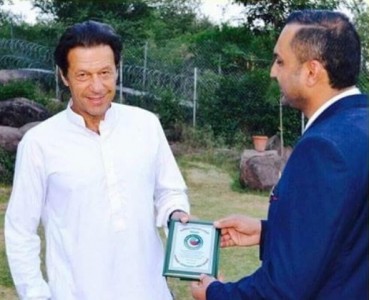 Shoaib Anjum and Imran Khan