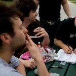 Smoking Student